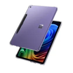 Ultimate Shockproof Silicone Tablet Case - 12 Inch Thickened Airbag Protection TPU Shell - Surface Pro 12 inch (Clear)