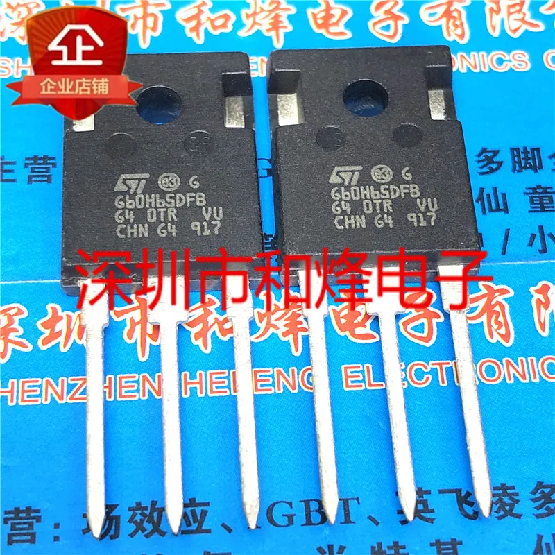 

10 шт. G60H65DFB STGW60H65DFB TO-247 650 в 60A Новый и оригинальный на складе