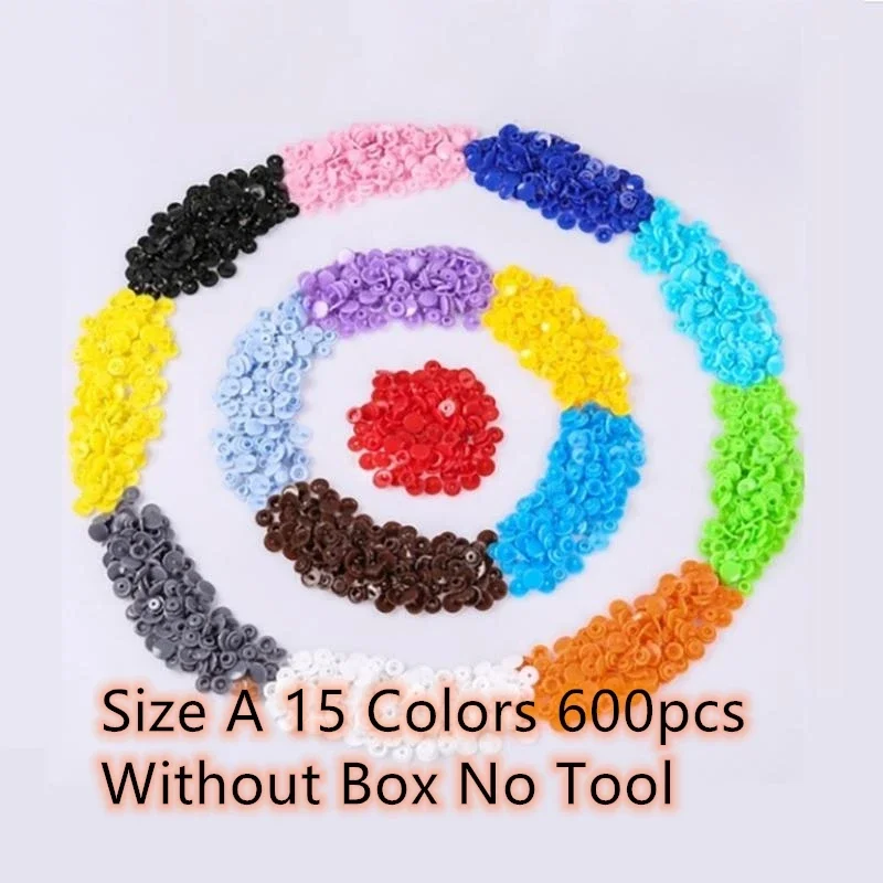 12mm Round Plastic Snap Button Rainbow Color DIY Sewing Poppers Fastener Press Button For Baby Clothing Bibs Sewing Accessories
