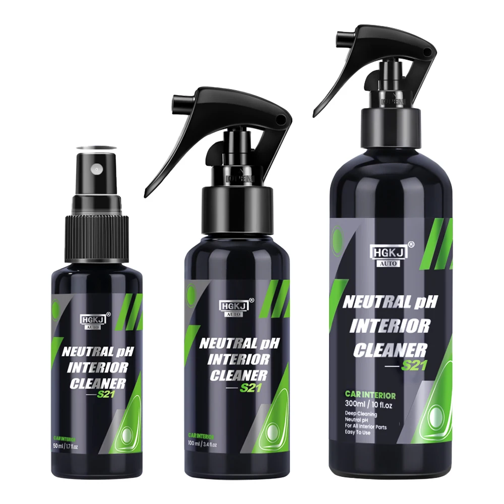 S21 Plastic Parts Refreshing Foam Spray Leather Cleaner Repair Neutral pH Car Interior Cleaning Dus-t Remover Car Detailing HGKJ Car Cleaning Agent