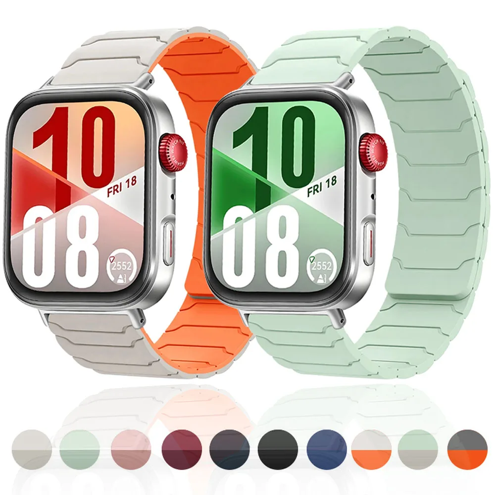Magnetic Silicone Sports Bracelet Replacement Wristband Bracelet