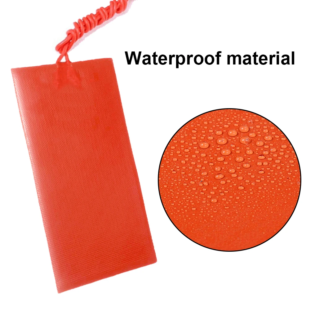 Silicone Heater Pad 12V 15W Car Fuel Engine Oil Tank Heating Mat 50x100mm