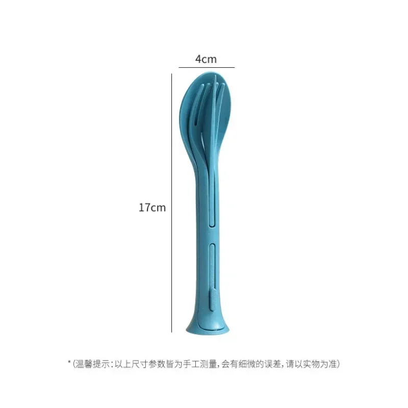 Portable Cutlery Set 3 in 1 Travel Reusable Cutlery Set Japan Style Wheat Straw Knife Fork Spoon Dinnerware Kitchen Tableware cutlery set western style cutlery set picnic cutlery set picnic tableware camping cutlery set wooden cutlery set