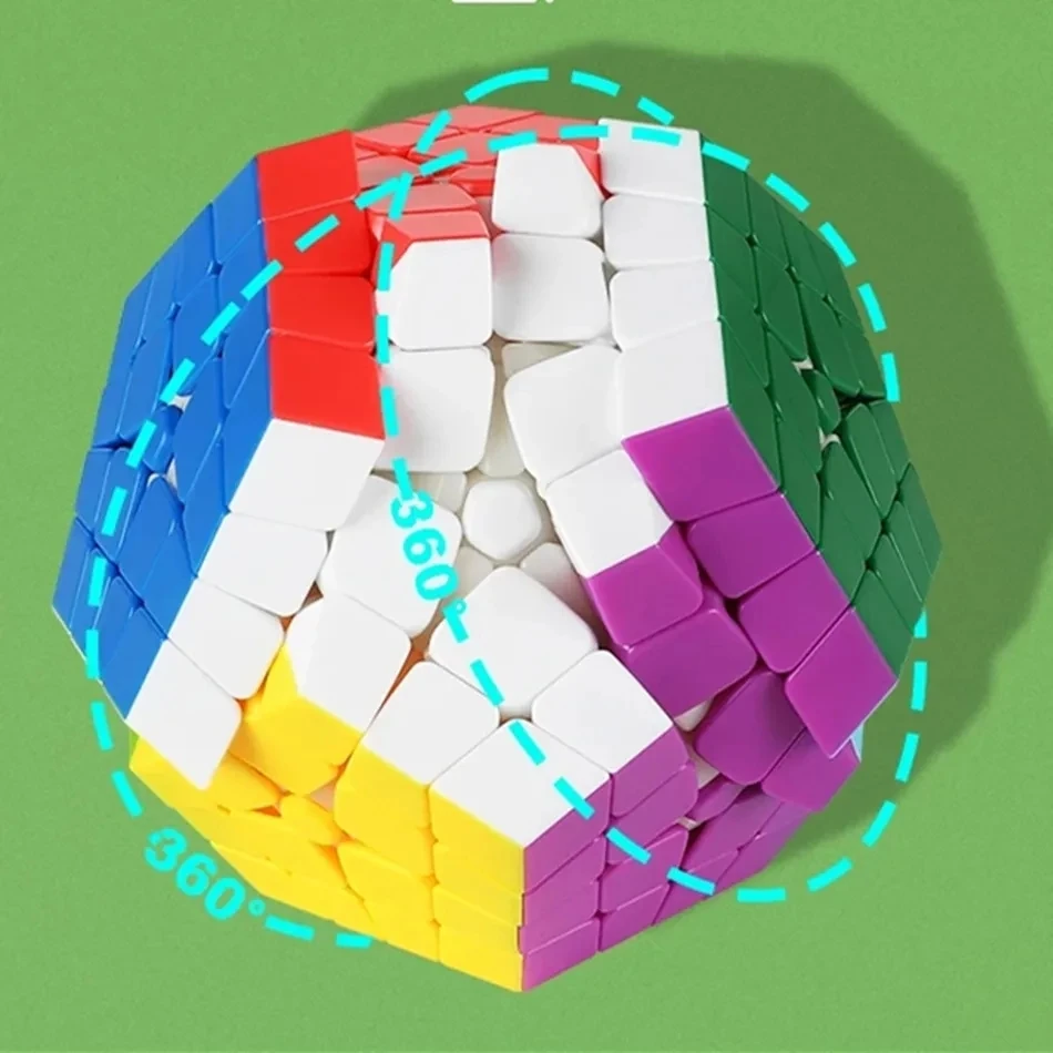 ShengShou 4x4 5x5 7x7 Dodecahedron Magic Cube Stickerless Professional Speed Megaminx Puzzle Cubo Magico Toys Gifts 6