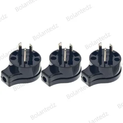 Universal AU/NZ 10A Power Charger Adapter with Detachable Plug (3pcs black)