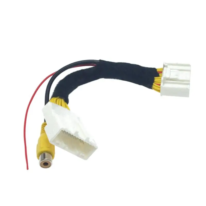 

090E 24Pin Plug Vehicle Car Stereo Radio RCA Output Wire Harness Connector Adaptor Cable for Renault