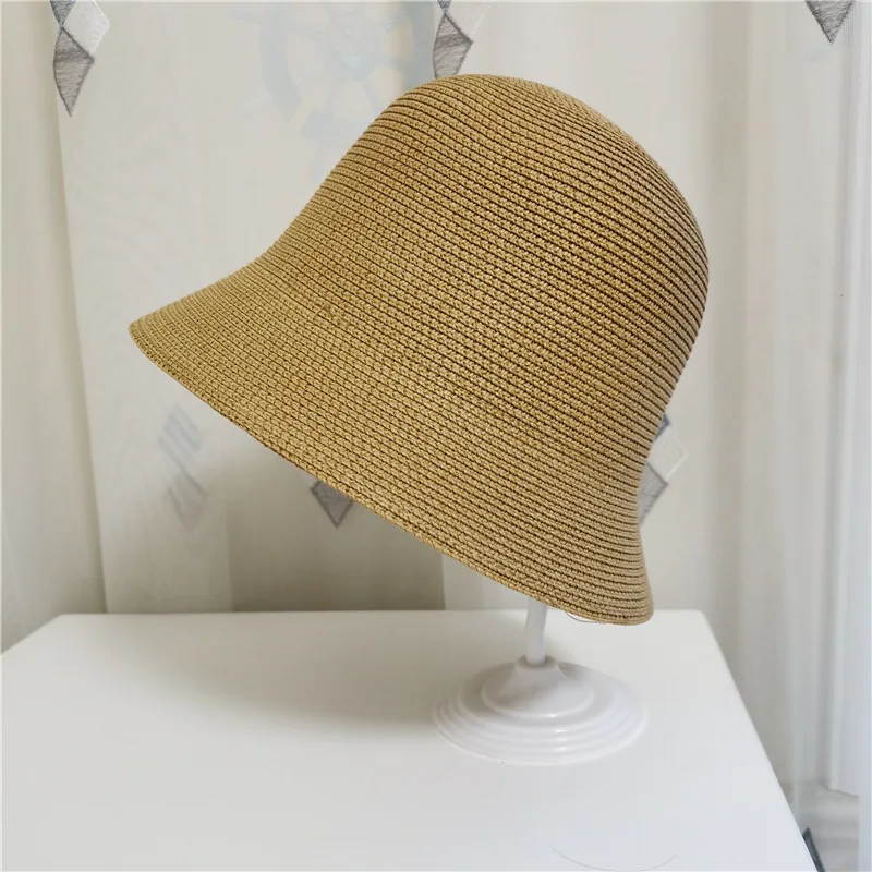 Foldable Sun Hats Women New 2024 Summer Sun visor Protection Straw Hats Panama Beach Bucket Cap Sombreros De Mujer Sunhats