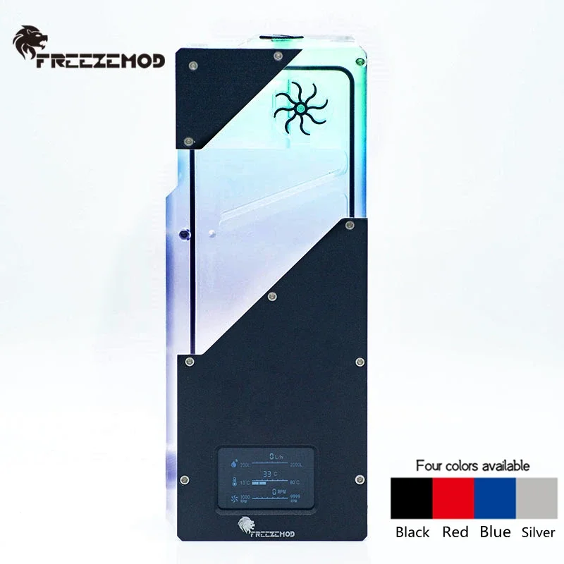 

FREEZEMOD PC умная установка водяного бака с водяным охлаждением, скорость потока зала, RGB-управление, пористая установка положения, BOX-ZNSX