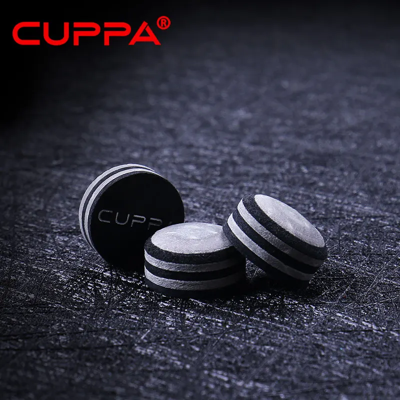 Cuppa-Tip Pool Stick Snooker And Billiard Accessories America Nine Ball PU Leather 10mm 12mm 13mm billiard shaft billiard bridge stick billiard cue tip billiard cue rack
