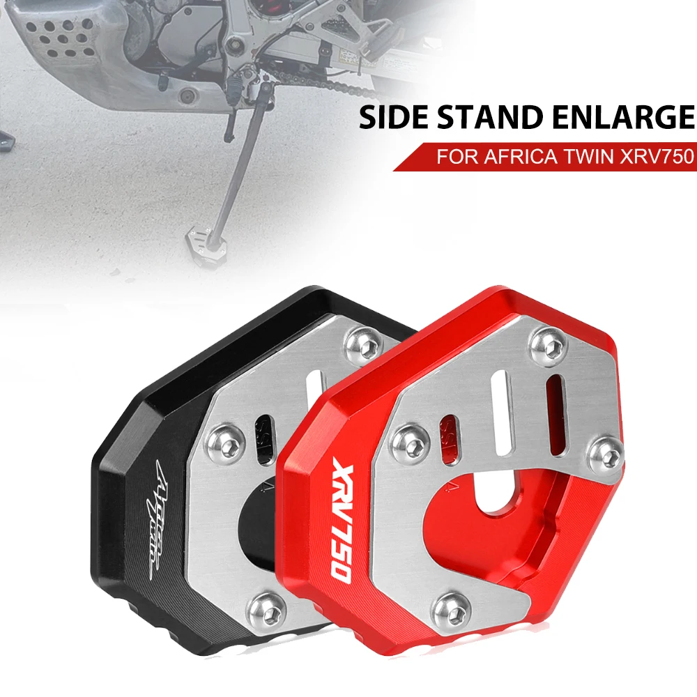 

Kickstand FOR HONDA AFRICA TWIN XRV750 AfricaTwin XRV 750 XRV-750 Motorcycle Accessories Sidestand Stand Extension Enlarger Pad