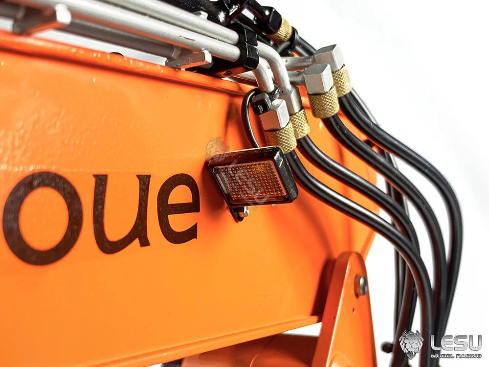 S63f2e25807dc48e6ac5aca634b59112dJ Model ciężkiej maszyny LESU1/14 Aoue-ET26L trójramienny mały krótki pas ogonowy łopata przednia koparka gąsienicowa RC