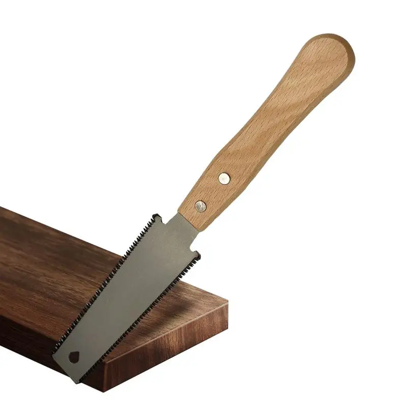 Hand Saw Non-slip Wooden Handle Pull Saw Flush Cut Flexible Handsaw Woodworking Cutting Tool