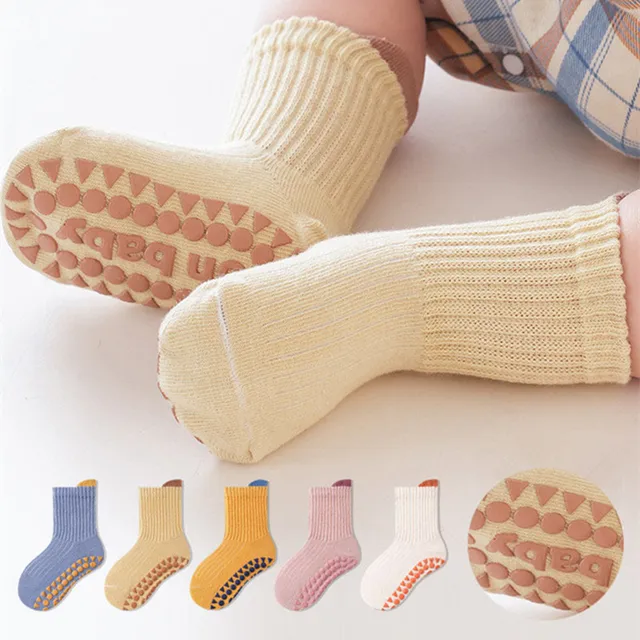 3 Paar Baumwolle Baby Anti-Rutsch Socken
