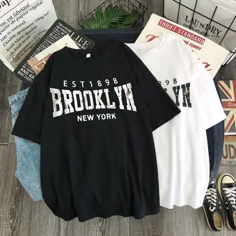 

2022 New Summer Women T Shirts USA Letter Print Short Sleeve Woman Tshirt Graphic Tee Shirt Tops Casual Oversized Women T Shirt