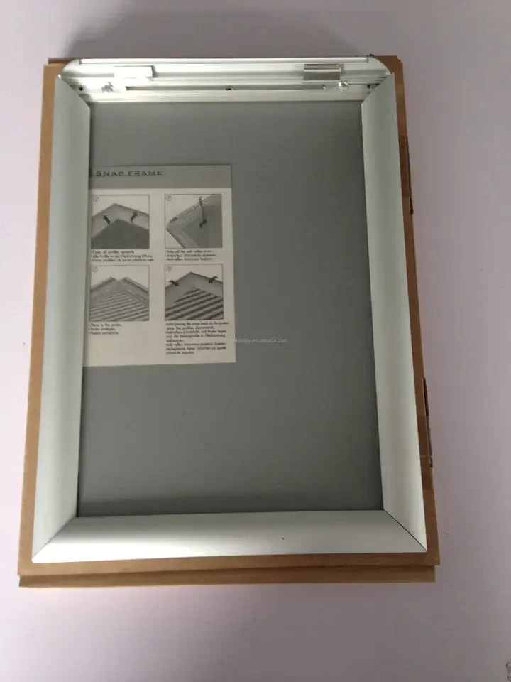 Z-Type Brochure Holder with MDF Board Foldable Literature Rack Floor Standing Magazine Display Rack