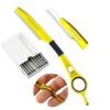 1 Thinning Razor 10 Blades Straight Salon Hairdressing Razor Stick Hair Cutter Rotary Barber Hair Cutting Knife Thinner 1