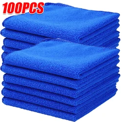 Premium Microfiber Super Absorbent Cleaning Towels (100pcs blue)