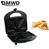 DMWD Home Mini Triangle Sandwich Maker 220V Bread Toaster Personal Breakfast Machine Frying Egg Tool Stainless Steel 750W 6
