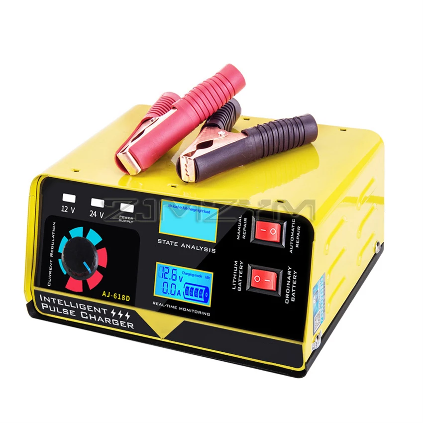 パルスバッテリー充電器　12V 24V 400w バッテリーチャージャー ② 大型パワー400wバッテリー充電器12v/24v車用バッテリー充電器