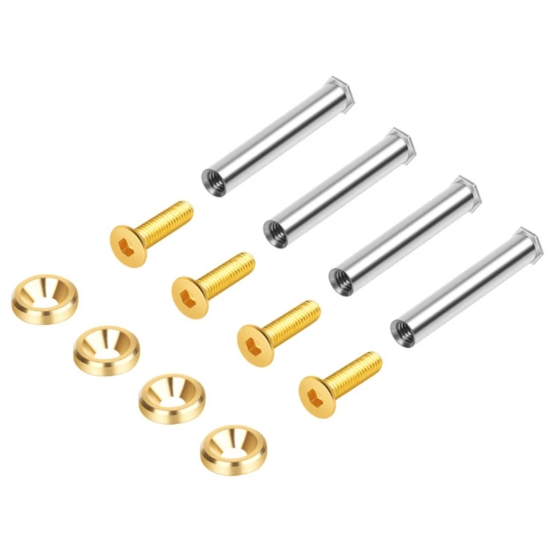 

896F 4set Computer Fan Screws for 25mm Thickness Fan Cooling Fan Mount Screws Secure and Stable Computer Fans Screws