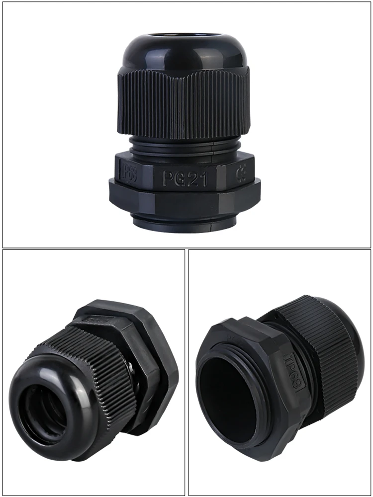 PG25 PG29 PG36 PG42 PG48 M30 M36 M40 M50 Cable Glands Nylon plastic waterproof cable fixed Waterproof Gasket Plastic Cable Gland