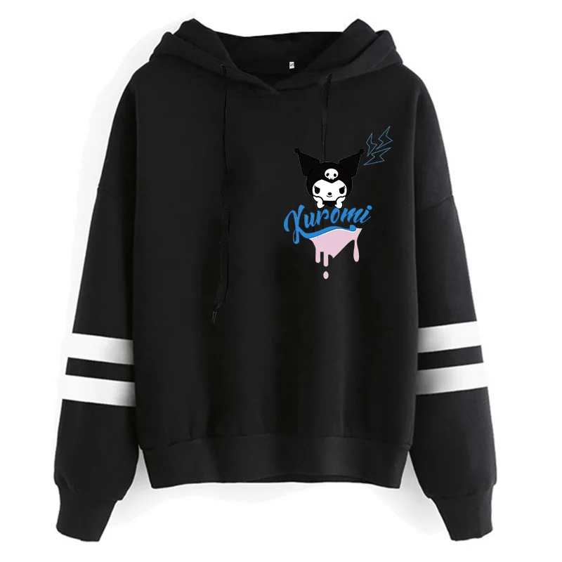 thumbnail image 1 of Sudaderas Y2k para mujer, ropa de moda, chaleco Kuromi, Sudadera con capucha Sanrio Kuromi, sudadera de Manga Harajuku, sudaderas con capucha para mujer, 1 of 5
