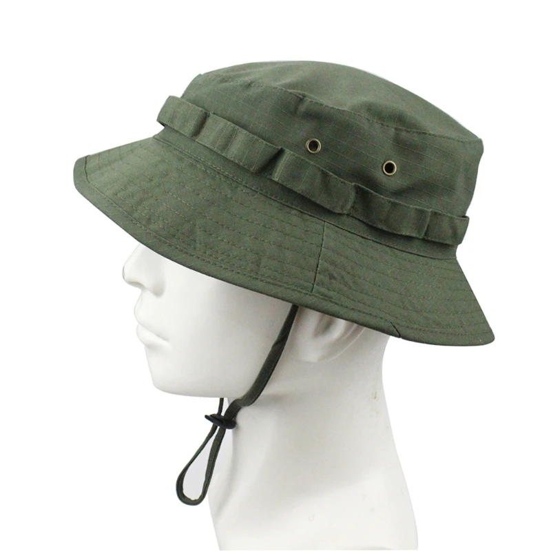  ¾   絿  Boonie Hat Wide Brim Foldable Fishing Sun Cap Dropship