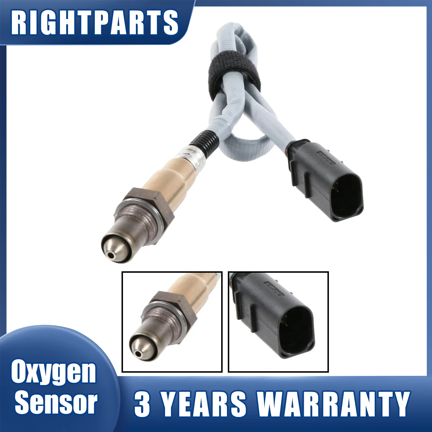 

RIGHTPARTS 0075421618 A0075421618 Car O2 Oxygen Sensor Lambda Sensor 0281004205 For Mercedes-Benz E250 GLK250 GLE300d ML250 S350