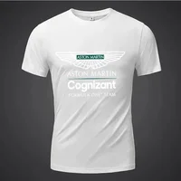 100% Cotton Summer Aston Martin New T-Shirt F1 Driver Alonso O-Neck Top Formula 1 Racing Print Oversized T-Shirt Unisex Tops 2