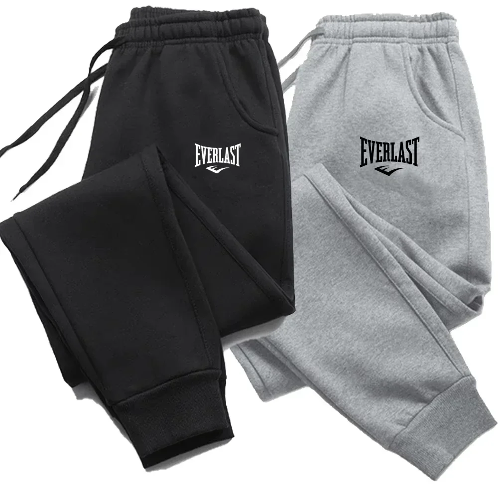 Everlast Brand Joggers Men's Loose Sports Pants in Sports and Leisure Colors with Pants and Pockets