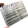 4 In 1 Details of carving Extra Ruler Detail Renovation Auxiliary Model Ruled steel Aids Ruler Hole Engraved Tool Engraving D5D4 1