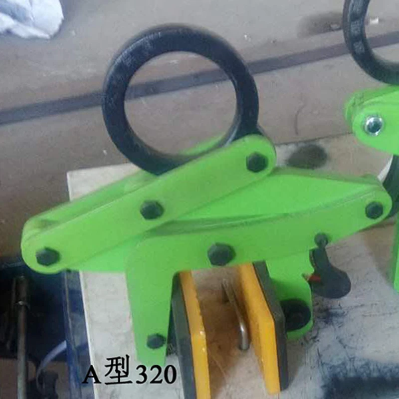 Marble Stone Glass Vertical Lifting Clamp 320KG 2-6CM Opening Size lifting tool