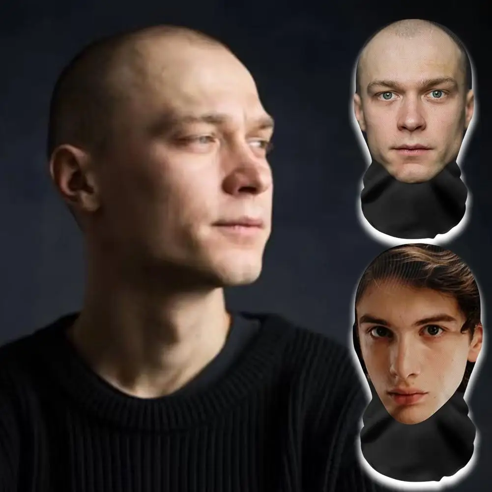 2026 Neue 3D-Gedruckte Maske Lustige Netzmaske Vollgesichts-Kopfbedeckung Elastische Netz-Cosplay-Kopfbedeckung Balaclava Kapuze Hut Kopfbedeckung – Detail 8