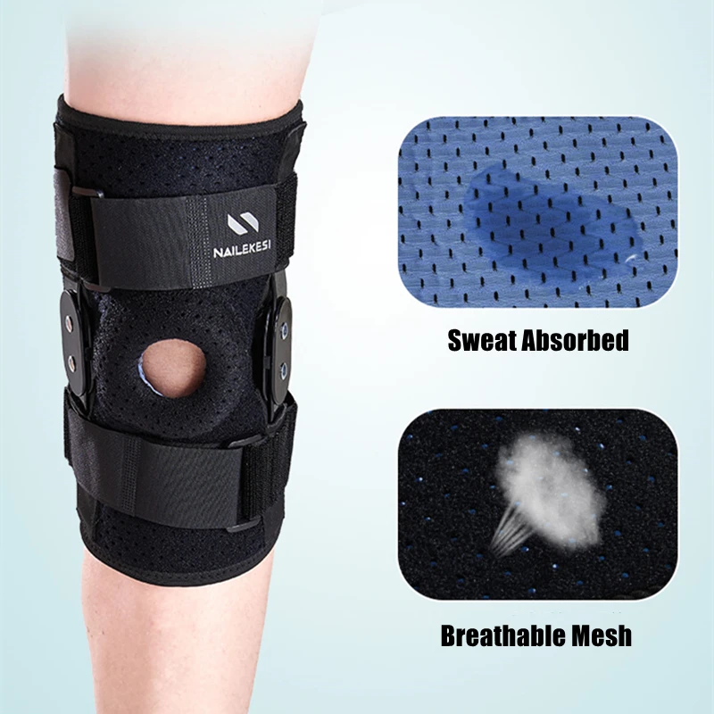 1Pcs Hinged Knee Support Brace     ȣ   ȭ    ȣ