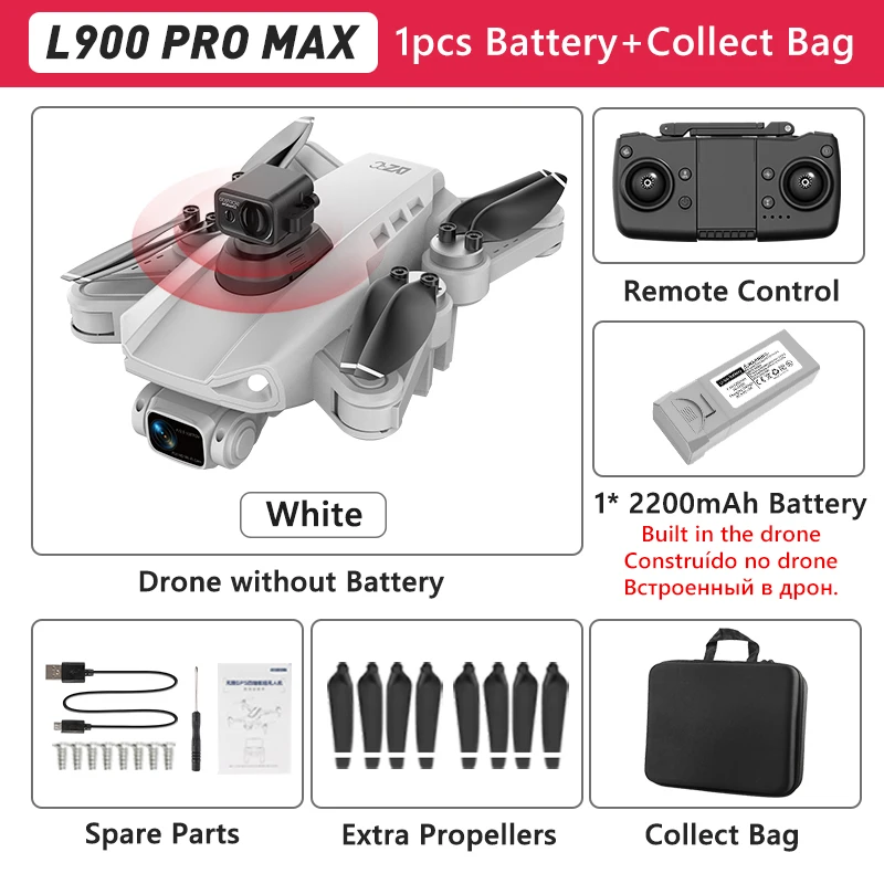 L900 MAX White Bag