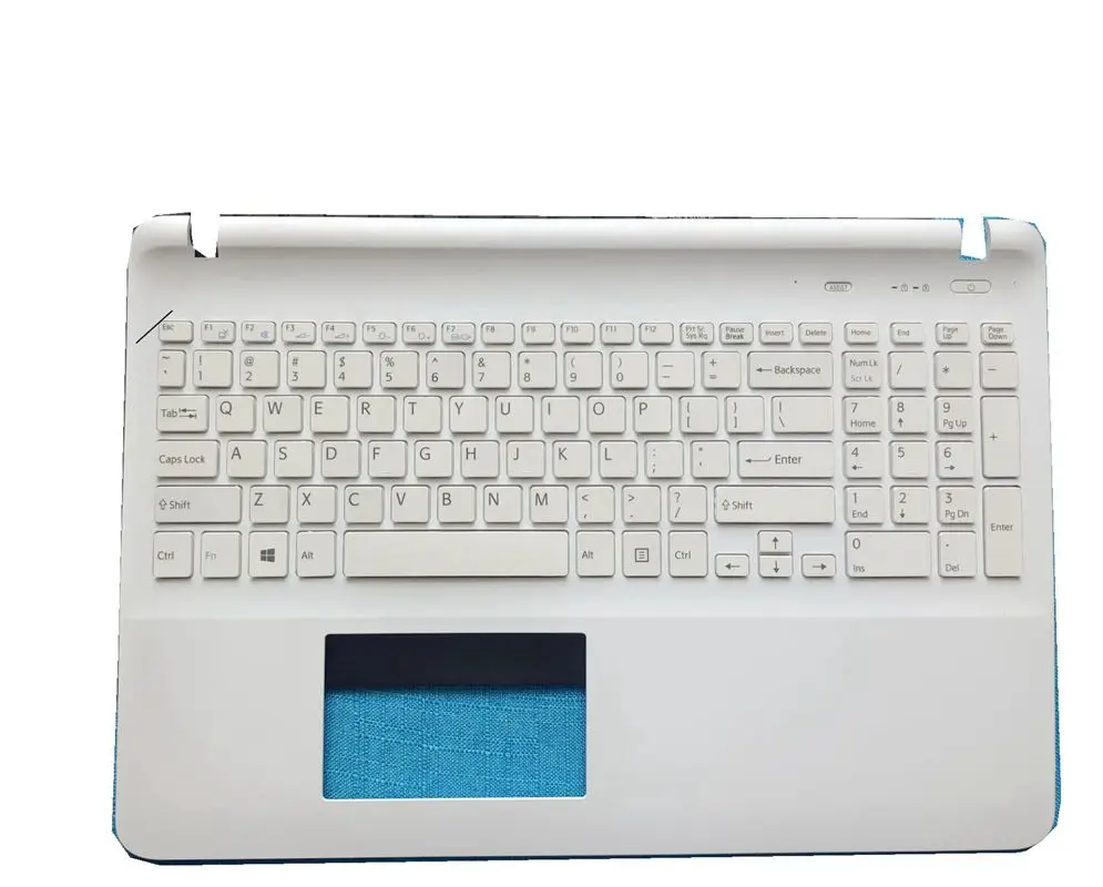 

New Palmrest Upper Case C shell Black and gray with US keyboard For Sony Vaio SVF15 SVF152 SVF153 SVF152A23T SVF15 FIT15 White