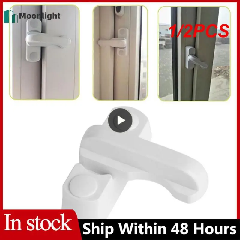 1/2PCS Aluminum Alloy Child Safe Security Window Door Sash Lock Safety Lever Handle Sweep T-lock Security Door Replacement