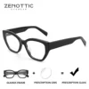 ZENOTTIC (S Size) New Arrivals Square Prescription Eyeglasses Handmade Acetate Butterfly Optical Glasses for Women