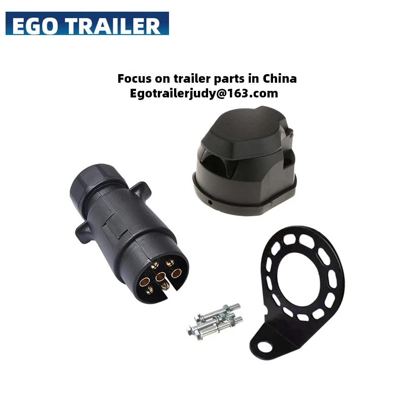 7 pin plastic male plugsocketfemale plugtrailer connectorsocket brackets caravan trailer parts boat trailer parts