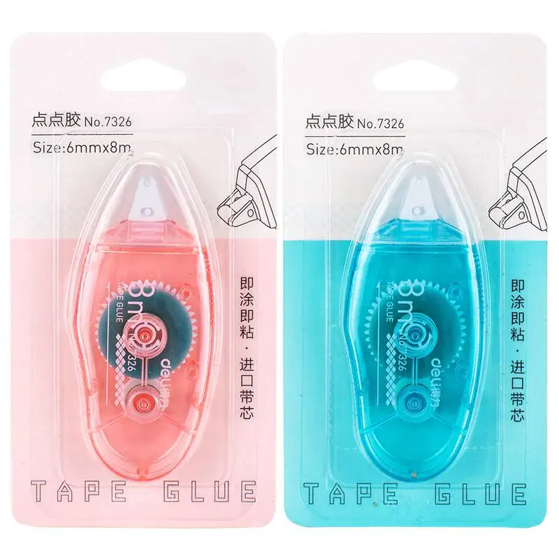

Dispenser 5/6/8m For Scrapbooking Double Sided Portable High Quality Office Supply Roller Glue Self Adhesive Roller