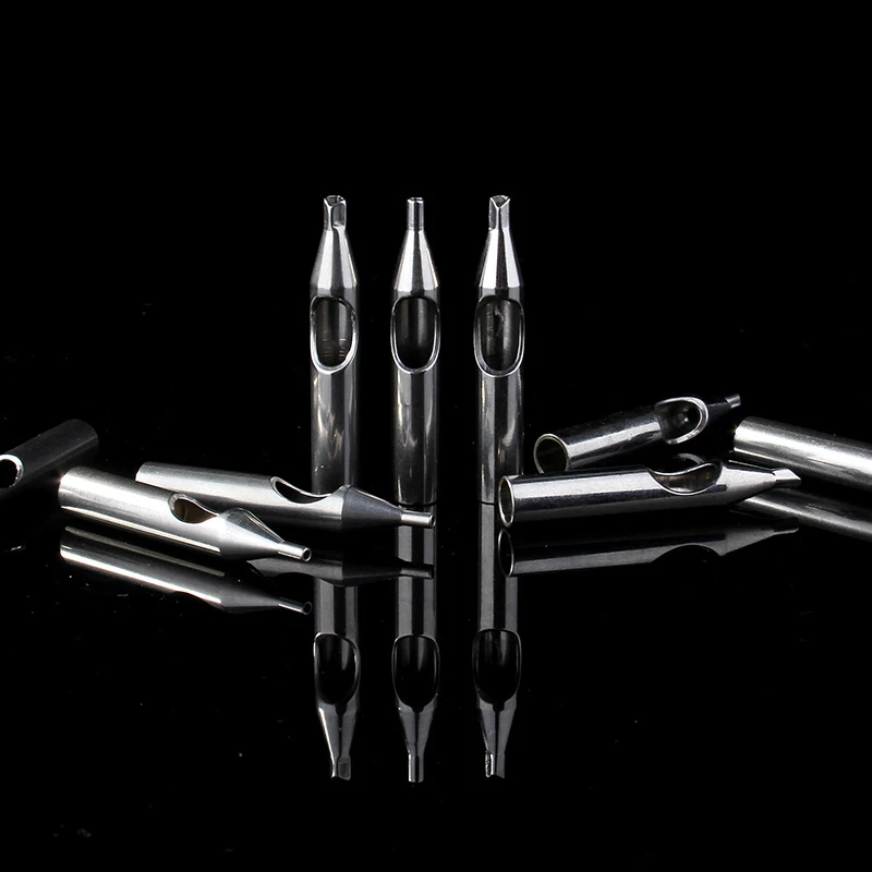 NEW 304 Stainless Steel Needle Nozzle Full Set 22pcs Disinfectable Body Art Makeup Tattoo Shader Liner Nozzle Tips RL/M1/DT
