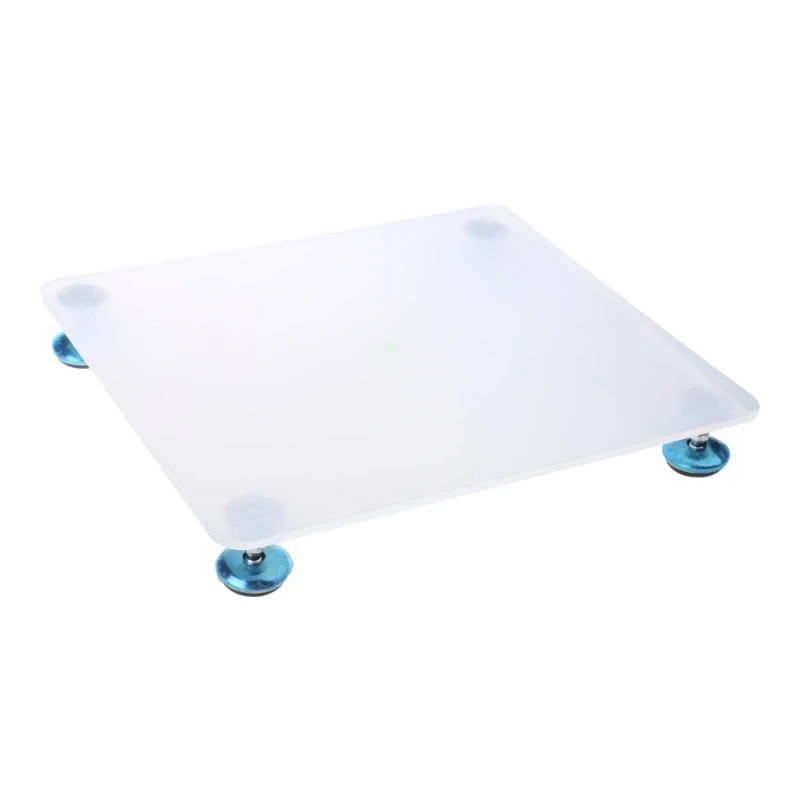 

Adjustable Resin Leveling Table for DIY Projects Bubble Leveling Board Anti Slip Base Foot Easy to Clean Leveling Table