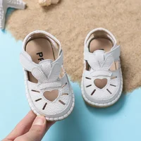 Baby Shoe Sandals for Girls Summer New Genuine Leather Baby Sandals Baby Walking Shoes 0-3Year Old Soft Sole Kdis Shoe Sandalias 3