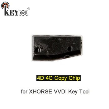 Keyforkess 1x5x10x30x50 4D 4C Copy Chip per Xhorse VVDI Key Tool Chip chiave per auto funziona su strumento chiave VVDI versione cinese e inglese