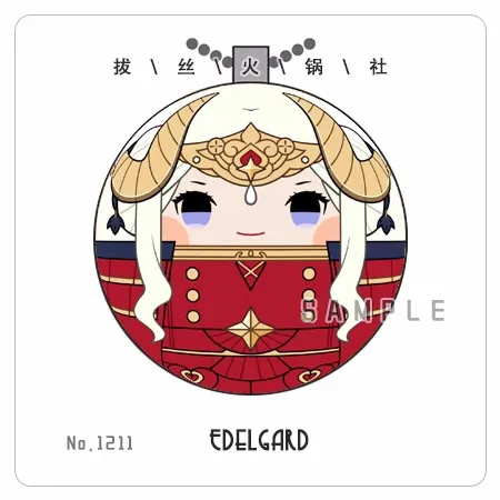 

Anime Fire Emblem: ThreeHouses Edelgard 7cm Pendant Keychain Plush Doll Toys Stuffed Plush a5441 Children Gift