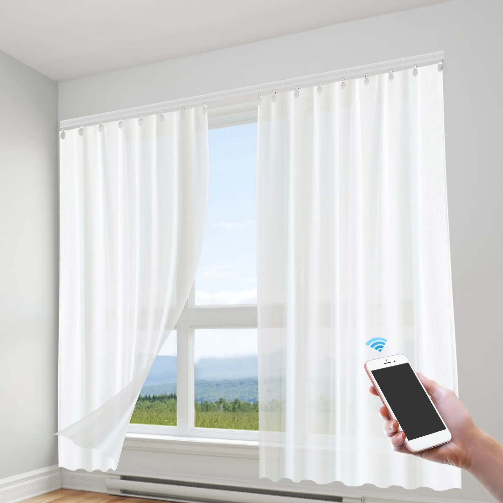 Smart curtain rail compatibility