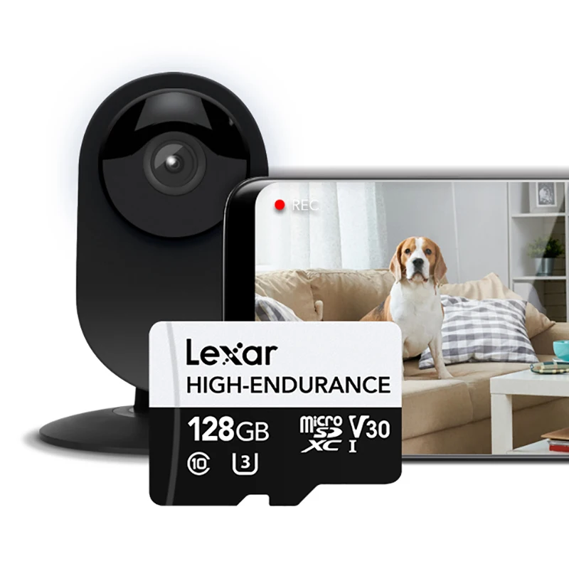 Lexar-TF ī 128GB   32GB 64GB ޸ ī, SDHC SDXC V10 V30 Ŭ 10 ũ SD ī 4K  ķ/ī޶