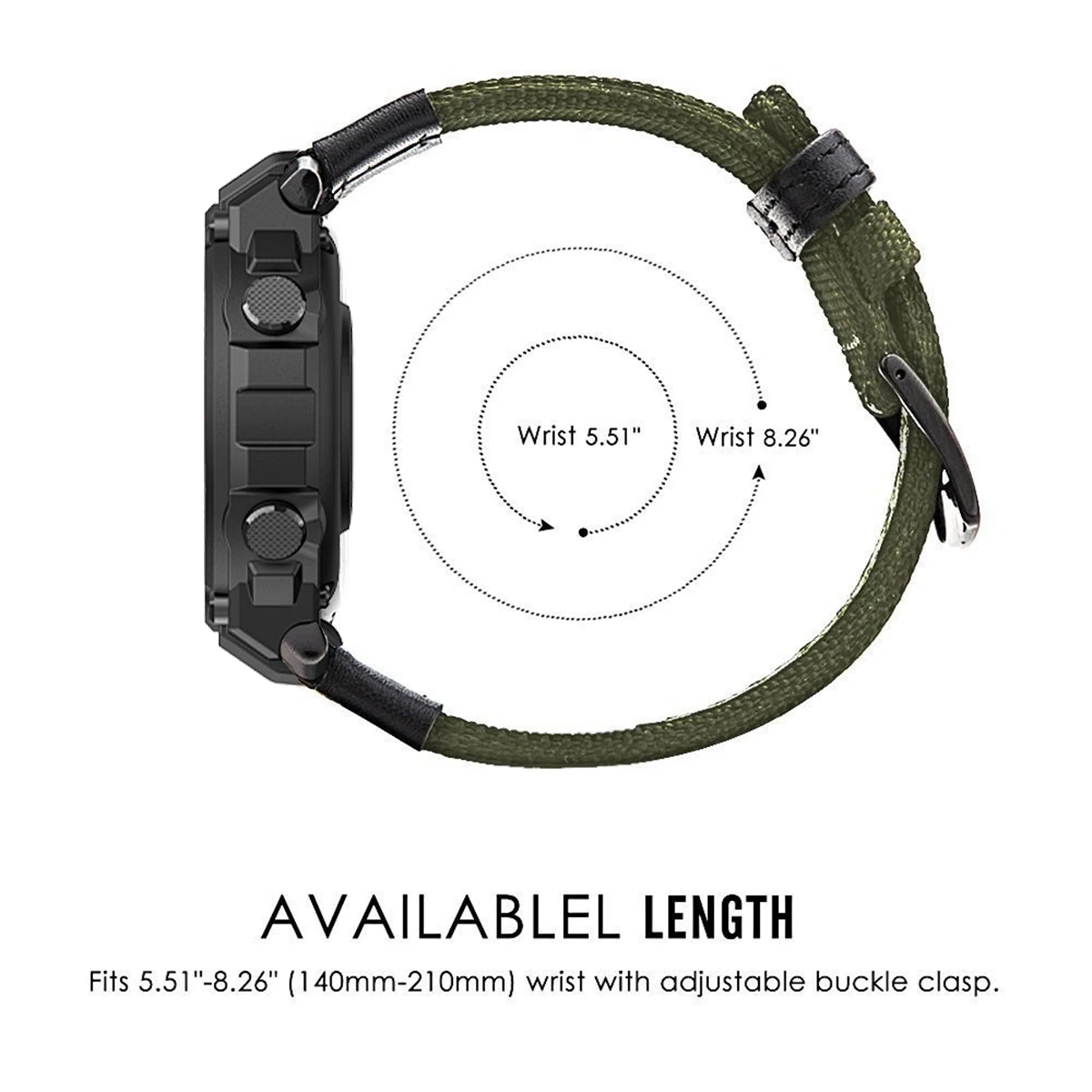 Durable Sport Strap Nylon Bracelet
