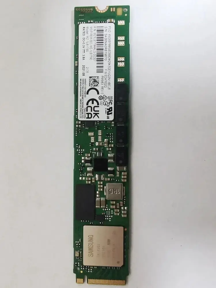 PM983 M.2 Nvme 22110 1.88TB 1.92T 3.84T PCIE 엔터프라이즈 내부 솔리드 스테이트 드라이브 서버, 데스크탑용 , 신제품