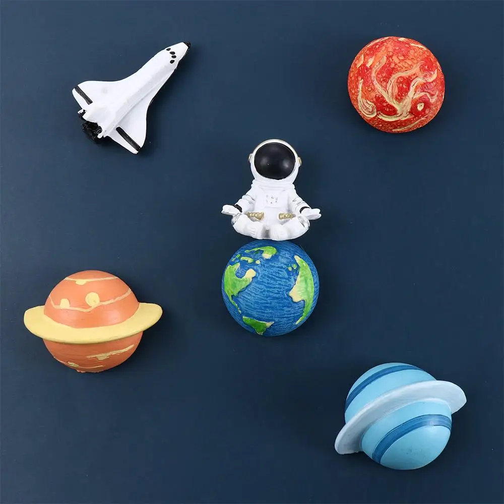 Venus Earth Frigorifero Magnetic Kitchen Universe Creative Board Stickers Portalettere Messaggio Sticker Magneti Per Frigorifero